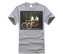 Load image into Gallery viewer, William Harley &amp; Arthur Davidson on Their Motorcycles, T-Shirt, All Sizes NWT Mens 2019 fashion Brand T Shirt O-Neck 100%cotton
