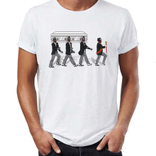 Load image into Gallery viewer, Men's T Shirt Coffin Dance Meme Dancing Pallbearers Abby Artwork Art Printed Tee funny basic Short-sleeved stay home or dance
