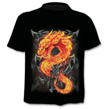 Load image into Gallery viewer, 2020 nouveau Design t-shirt hommes/femmes en métal lourd faucheuse crâne 3D imprimé t-shirts décontracté Harajuku style t-shirt haut
