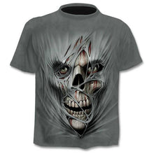 Load image into Gallery viewer, 2020 nouveau Design t-shirt hommes/femmes en métal lourd faucheuse crâne 3D imprimé t-shirts décontracté Harajuku style t-shirt haut
