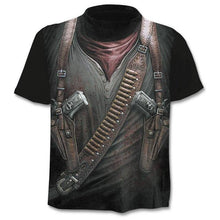 Load image into Gallery viewer, 2020 nouveau Design t-shirt hommes/femmes en métal lourd faucheuse crâne 3D imprimé t-shirts décontracté Harajuku style t-shirt haut
